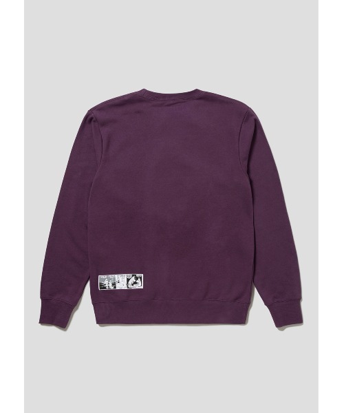 Design Tshirts Store graniph（デザイン　ティーシャツ　ストア　グラニフ）の「黄金のしっぽ(ムーミン)｜コラボスウェット（スウェット・メンズ・パープル・SMALL/MEDIUM/LARGE/X-LARGE）」の3枚目の写真