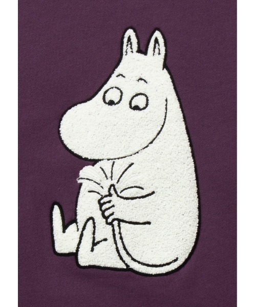 Design Tshirts Store graniph（デザイン　ティーシャツ　ストア　グラニフ）の「黄金のしっぽ(ムーミン)｜コラボスウェット（スウェット・メンズ・パープル・SMALL/MEDIUM/LARGE/X-LARGE）」の9枚目の写真