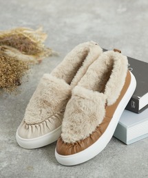 JELLY BEANS | インナーファーモカシンスリッポン(215-40039)JELLY BEANS(ジェリービーンズ)(スリッポン)