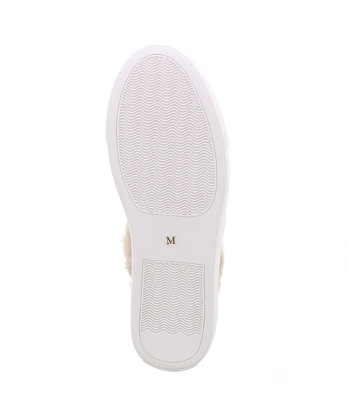 JELLY BEANS(ジェリービーンズ)の「インナーファーモカシンスリッポン(215-40039)JELLY BEANS(ジェリービーンズ)(スリッポン・レディース・アイボリー/キャメル・S/M/L)」の6枚目の写真