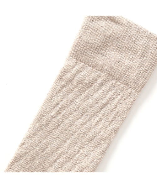 UNION（ユニオン）の「PAA RECYCLED COTTON CREW SOX 2.5 パウ UNION ユニオン ソックス 靴下（ソックス/靴下・メンズ・ライトグレー/ブラウン・FREE）」の3枚目の写真