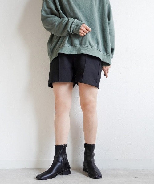 Fabby fabby(ファビィーファビィー)の「ストレッチショートブーツ(ブーツ・レディース・ブラック/ブラウン/オフホワイト・MEDIUM/LARGE/SMALL)」の13枚目の写真