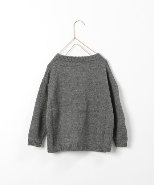 LOWRYS FARM(ローリーズファーム)の「Y.SUDAアニマルニット 239985(ニット/セーター・キッズ・ネイビー/グレー・110cm/120cm/130cm)」の18枚目の写真