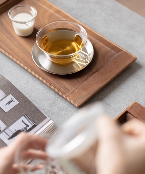 KINTO(キントー)の「KINTO(キントー) SEPIA ノンスリップトレイ 360X180mm(ランチョンマット/テーブルウェア・レディース・ブラウン・ONE SIZE)」の7枚目の写真