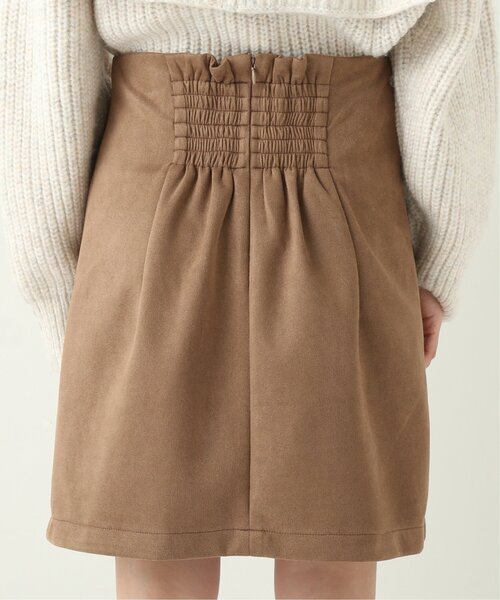 RAY CASSIN（レイカズン）の「ポンチスウェードハイウエストミニスカート（スカート・レディース・ブラック/モカ/キナリ・FREE）」の19枚目の写真