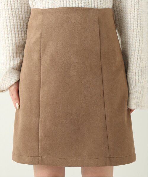 RAY CASSIN（レイカズン）の「ポンチスウェードハイウエストミニスカート（スカート・レディース・ブラック/モカ/キナリ・FREE）」の21枚目の写真