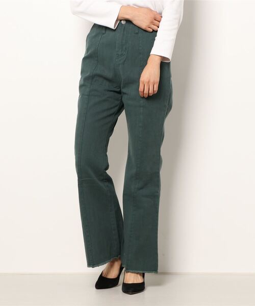 RETRO GIRL（レトロガール）の「起毛ツイルパンツ（その他パンツ・レディース・グリーン/オレンジ/ブラック・FREE）」の6枚目の写真