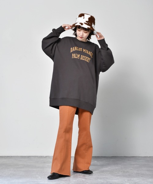 RETRO GIRL（レトロガール）の「起毛ツイルパンツ（その他パンツ・レディース・グリーン/オレンジ/ブラック・FREE）」の16枚目の写真