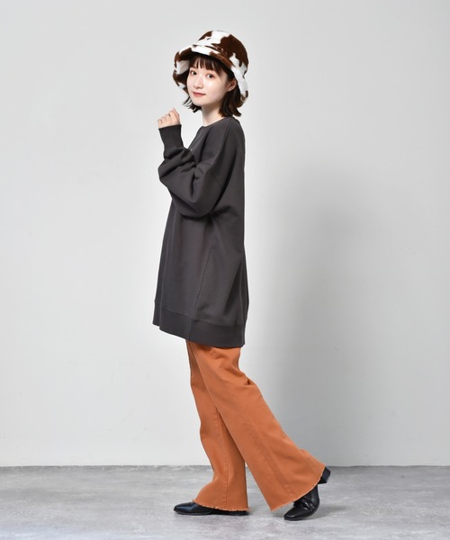 RETRO GIRL（レトロガール）の「起毛ツイルパンツ（その他パンツ・レディース・グリーン/オレンジ/ブラック・FREE）」の15枚目の写真