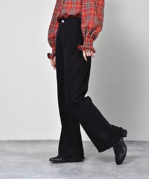 RETRO GIRL（レトロガール）の「起毛ツイルパンツ（その他パンツ・レディース・グリーン/オレンジ/ブラック・FREE）」の14枚目の写真