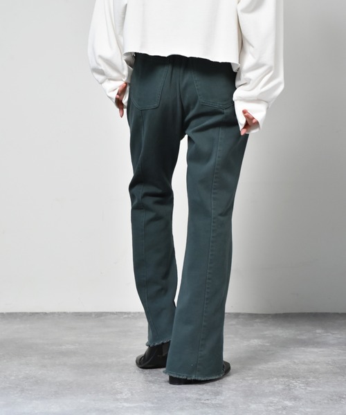 RETRO GIRL（レトロガール）の「起毛ツイルパンツ（その他パンツ・レディース・グリーン/オレンジ/ブラック・FREE）」の11枚目の写真