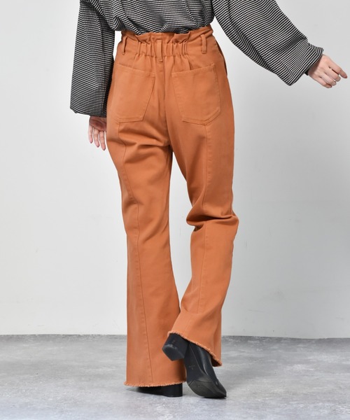 RETRO GIRL（レトロガール）の「起毛ツイルパンツ（その他パンツ・レディース・グリーン/オレンジ/ブラック・FREE）」の9枚目の写真