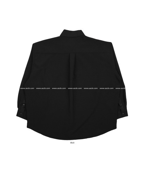ASCLO（エジュクロ）の「ASCLO モネローズ刺繍シャツ（シャツ/ブラウス・メンズ・ブラック/アイボリー・FREE）」の10枚目の写真