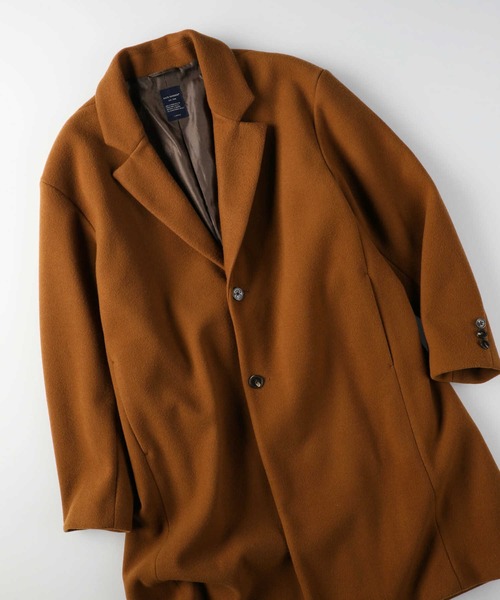 BACK NUMBER（バックナンバー）の「【BACK NUMBER】撥水チェスターコート（チェスターコート・メンズ・チャコールグレー×ブラック/ベージュ/ブラック・L/XL/M）」の9枚目の写真