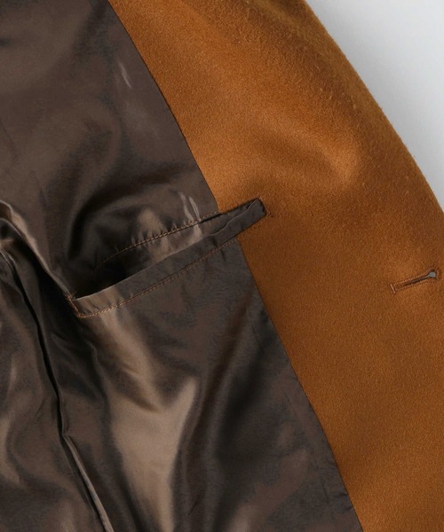 BACK NUMBER（バックナンバー）の「【BACK NUMBER】撥水チェスターコート（チェスターコート・メンズ・チャコールグレー×ブラック/ベージュ/ブラック・L/XL/M）」の14枚目の写真