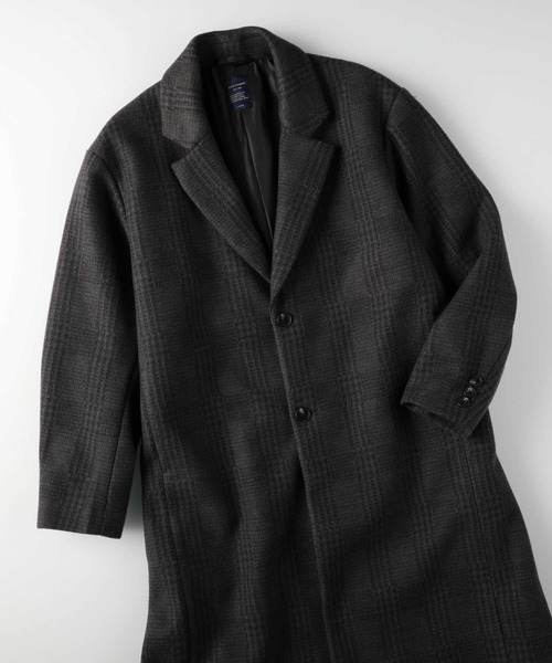 BACK NUMBER（バックナンバー）の「【BACK NUMBER】撥水チェスターコート（チェスターコート・メンズ・チャコールグレー×ブラック/ベージュ/ブラック・L/XL/M）」の7枚目の写真