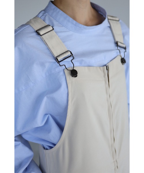 Bonjour Sagan（ボンジュールサガン）の「スウェード調オールインワン（サロペット/オーバーオール・レディース・アイボリー/ブラック・FREE）」の7枚目の写真