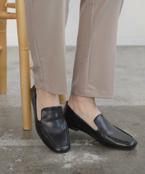 Futier land（フューティアランド）の「軽量やみつき2wayローファー（ローファー・レディース・ブラック/ブラウン/ホワイト・36/37/38/39/40）」の2枚目の写真