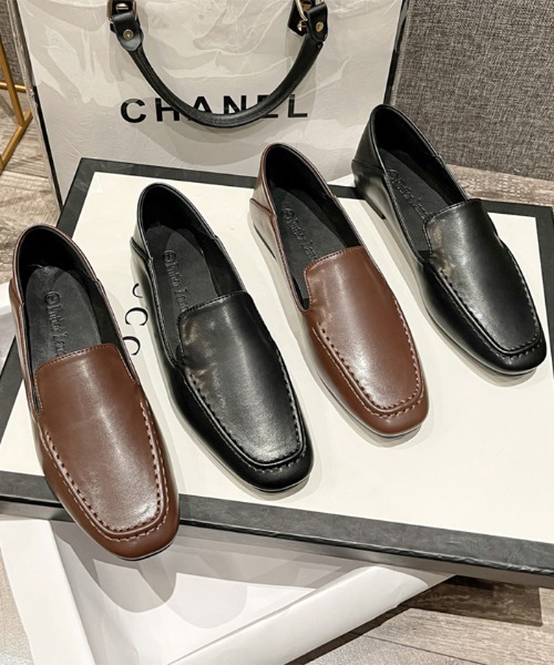 Futier land（フューティアランド）の「軽量やみつき2wayローファー（ローファー・レディース・ブラック/ブラウン/ホワイト・36/37/38/39/40）」の7枚目の写真