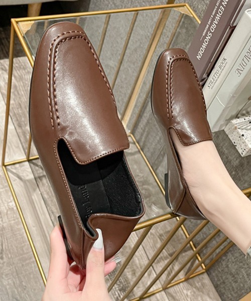 Futier land（フューティアランド）の「軽量やみつき2wayローファー（ローファー・レディース・ブラック/ブラウン/ホワイト・36/37/38/39/40）」の9枚目の写真