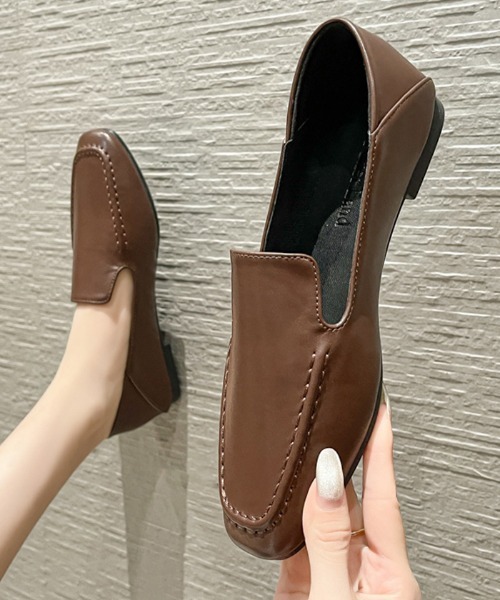 Futier land（フューティアランド）の「軽量やみつき2wayローファー（ローファー・レディース・ブラック/ブラウン/ホワイト・36/37/38/39/40）」の18枚目の写真