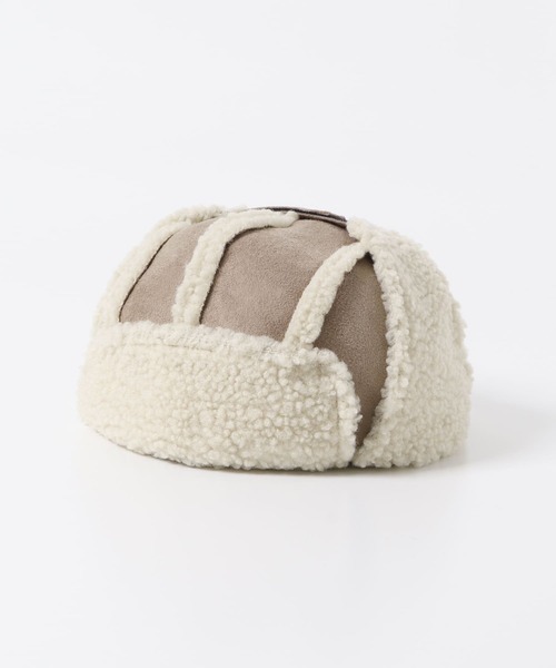 URBAN RESEARCH DOORS（アーバンリサーチドアーズ）の「ボンバーキャップ(KIDS)（キャップ・キッズ・ベージュ系その他/ブラウン系その他・54）」の4枚目の写真