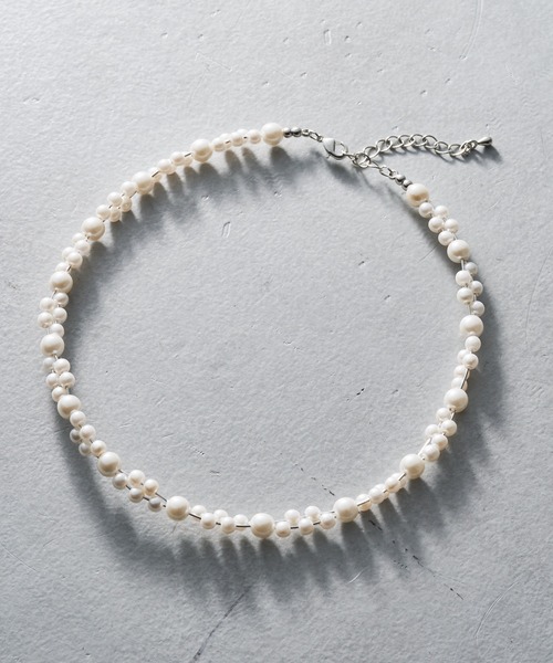 Chico（チコ）の「【SALON by Chico限定】淡水パールチョーカー（チョーカー・レディース・シルバー/ゴールド・FREE）」の2枚目の写真