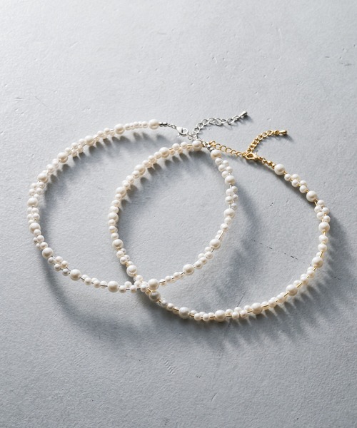 Chico（チコ）の「【SALON by Chico限定】淡水パールチョーカー（チョーカー・レディース・シルバー/ゴールド・FREE）」の6枚目の写真