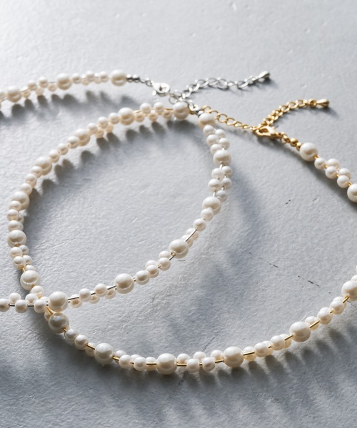 Chico（チコ）の「【SALON by Chico限定】淡水パールチョーカー（チョーカー・レディース・シルバー/ゴールド・FREE）」の3枚目の写真