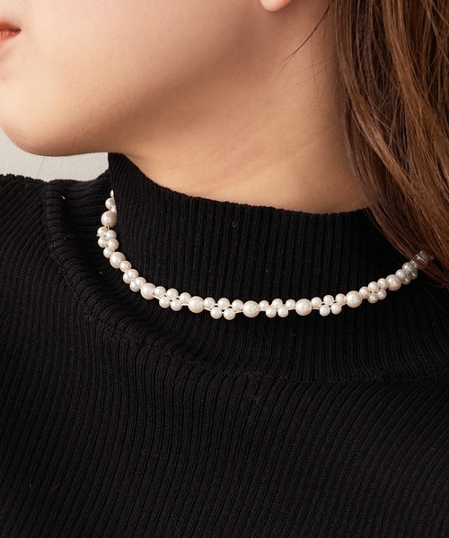 Chico（チコ）の「【SALON by Chico限定】淡水パールチョーカー（チョーカー・レディース・シルバー/ゴールド・FREE）」の7枚目の写真