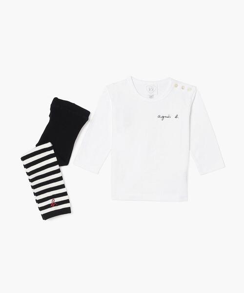 agnes b.（アニエスベー）の「WEB限定 G001 GIFT ベビー ギフトセット（ベビーギフト・キッズ・ホワイト・1YEAR/2YEAR）」の11枚目の写真