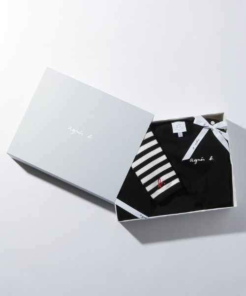 agnes b.（アニエスベー）の「WEB限定 G001 GIFT ベビー ギフトセット（ベビーギフト・キッズ・ホワイト・1YEAR/2YEAR）」の3枚目の写真