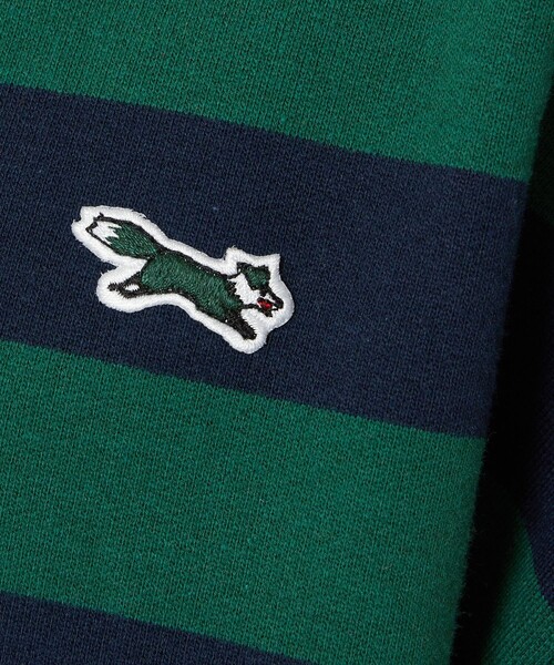 FREAK'S STORE（フリークスストア）の「TOWN CRAFT × FREAK'S STORE/タウンクラフト the FOX ボーダースウェットプルオーバー（スウェット・レディース・ネイビー/オフホワイト/グリーン/ピンク・ﾌﾘ-）」の21枚目の写真