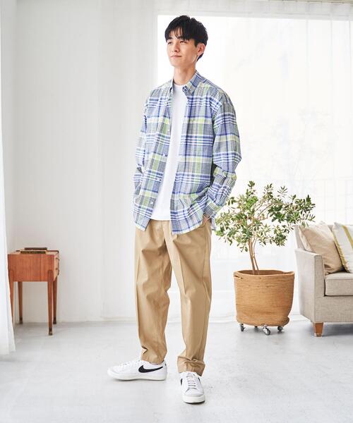 coen（コーエン）の「ギャバタックテーパーイージードパンツ（その他パンツ・メンズ・ブラック/ベージュ・SMALL/MEDIUM/LARGE/X-LARGE）」の9枚目の写真