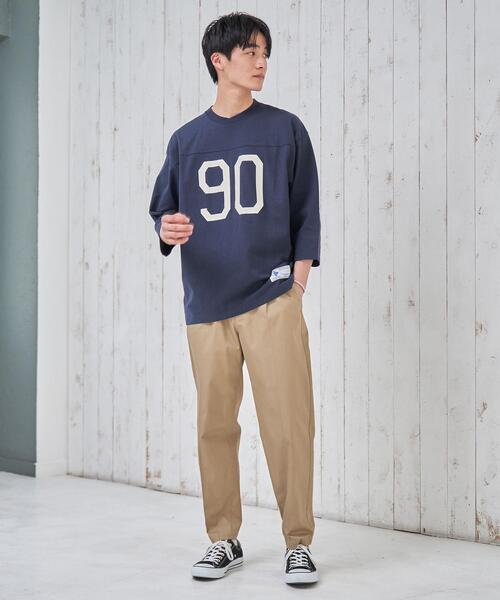 coen（コーエン）の「ギャバタックテーパーイージードパンツ（その他パンツ・メンズ・ブラック/ベージュ・SMALL/MEDIUM/LARGE/X-LARGE）」の17枚目の写真