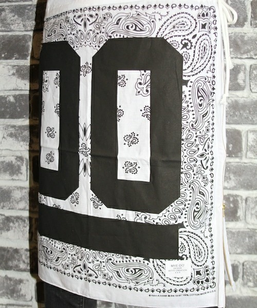 MYE-DO'（マイ・ドゥ）の「バンダナスカート”00”（スカート・メンズ・ホワイト/ブラック・FREE）」の17枚目の写真