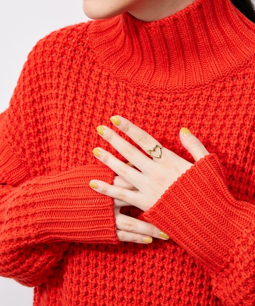 ADAM ET ROPE'（アダムエロペ）の「【LES BIJOU】オープンハートリング 大（リング・レディース・ゴールド/シルバー・FREE）」の6枚目の写真