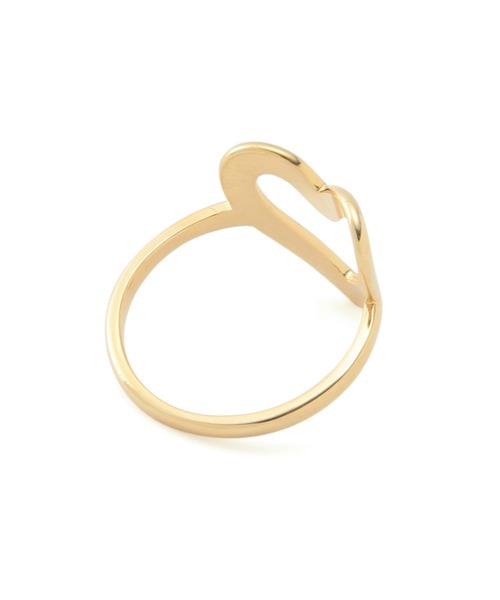 ADAM ET ROPE'（アダムエロペ）の「【LES BIJOU】オープンハートリング 大（リング・レディース・ゴールド/シルバー・FREE）」の10枚目の写真