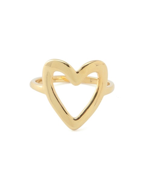 ADAM ET ROPE'（アダムエロペ）の「【LES BIJOU】オープンハートリング 大（リング・レディース・ゴールド/シルバー・FREE）」の3枚目の写真