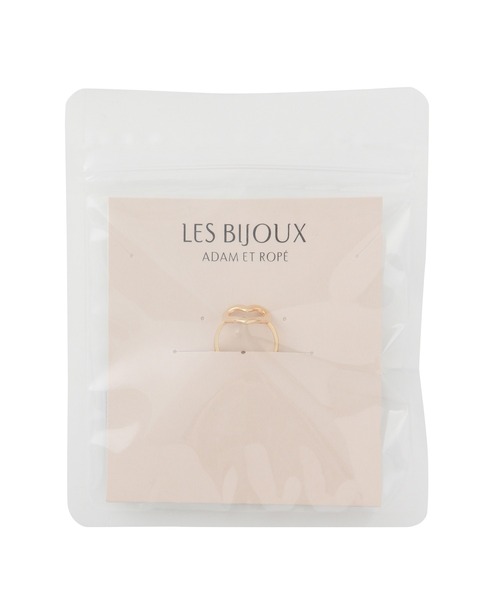 ADAM ET ROPE'（アダムエロペ）の「【LES BIJOU】オープンハートリング 大（リング・レディース・ゴールド/シルバー・FREE）」の5枚目の写真