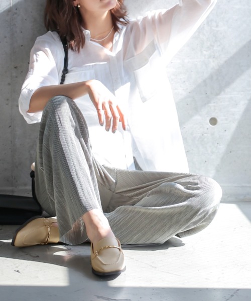 lucyPRADAローファー lucyPRADAローファー Prada - Nude Patent Leather Low Top