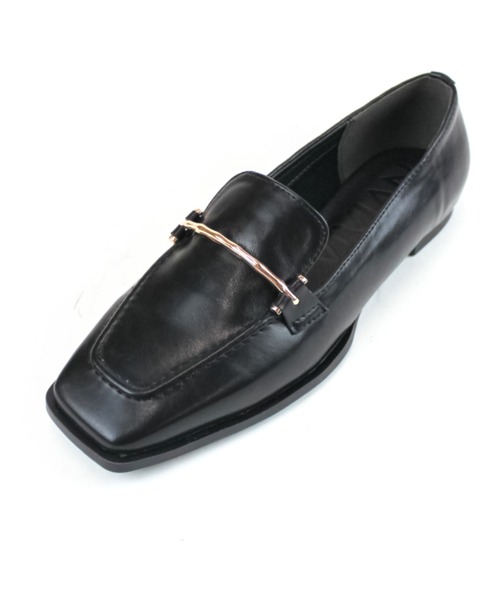 VIVIAN（ヴィヴィアン）の「スクエアトゥピースソールビット付きローファー（ローファー・レディース・ブラック/グレー系その他7/アイボリー/ベージュ/ダークブラウン/シルバー/ホワイト×カーキブラウン/D/ブラウン系その他4・S/M/L/LL/SS/XL）」の11枚目の写真