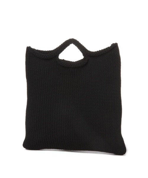 LEPSIM(レプシィム)の「ニットスクエアBAG 257161(トートバッグ・レディース・ブラック/イエロー/ブルー/アイボリー・ONE SIZE)」の6枚目の写真