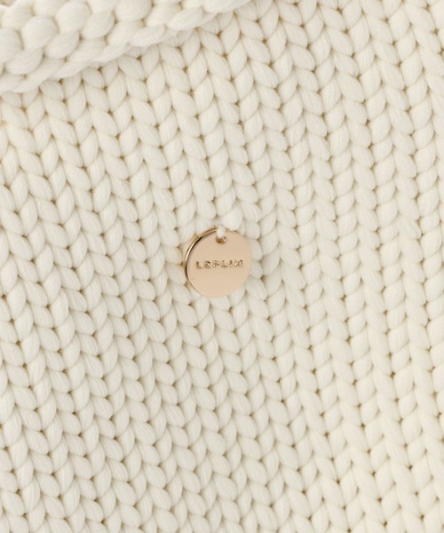 LEPSIM(レプシィム)の「ニットスクエアBAG 257161(トートバッグ・レディース・ブラック/イエロー/ブルー/アイボリー・ONE SIZE)」の13枚目の写真