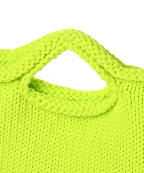 LEPSIM(レプシィム)の「ニットスクエアBAG 257161(トートバッグ・レディース・ブラック/イエロー/ブルー/アイボリー・ONE SIZE)」の14枚目の写真