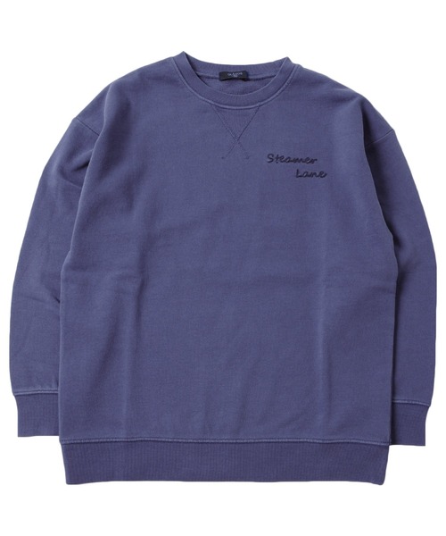 GLAZOS(グラソス)の「裏毛・ドロップショルダーピグメントトレーナー【セットアップ対応】(スウェット・キッズ・ブラック/グリーン/ブルー・170cm/130cm/140cm/150cm/160cm)」の5枚目の写真