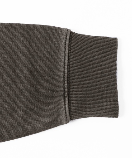 GLAZOS(グラソス)の「裏毛・ドロップショルダーピグメントトレーナー【セットアップ対応】(スウェット・キッズ・ブラック/グリーン/ブルー・170cm/130cm/140cm/150cm/160cm)」の15枚目の写真