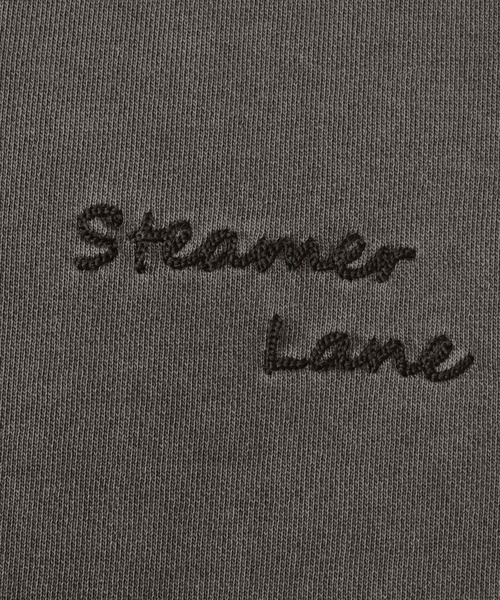 GLAZOS(グラソス)の「裏毛・ドロップショルダーピグメントトレーナー【セットアップ対応】(スウェット・キッズ・ブラック/グリーン/ブルー・170cm/130cm/140cm/150cm/160cm)」の13枚目の写真