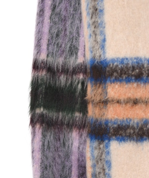 w closet(ダブルクローゼット)の「セーラーカラーショートコート(ピーコート・レディース・アイボリー/パープル・FREE)」の22枚目の写真