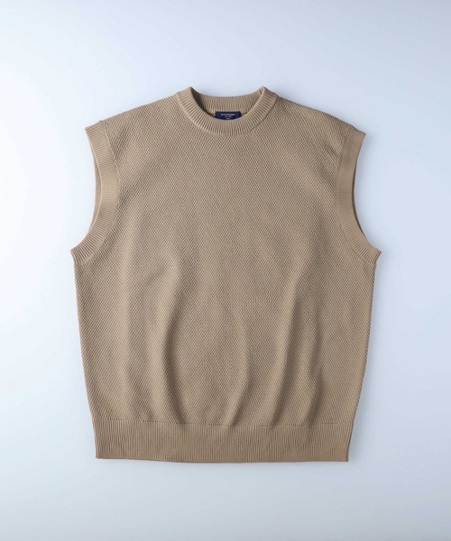 BACK NUMBER（バックナンバー）の「【BACK NUMBER】ビッグサイズニットベスト（ベスト・メンズ・ブラック/ブルー/イエロー/グリーン/ホワイト/ベージュ・M/L）」の21枚目の写真